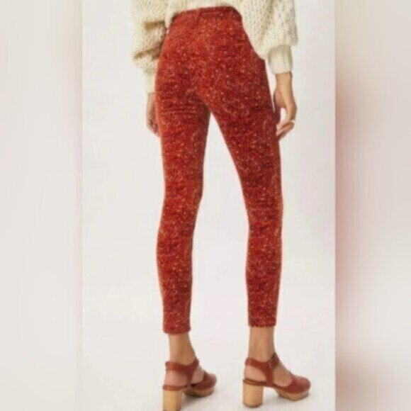 Pilcro by Anthropologie High Rise Skinny Button Fly Corduroy Pants NWT Sz 28 - Picture 10 of 10